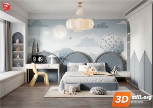 Children Room Scenes Skp FIles 
